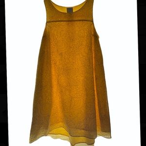 Anthropologie HD in Paris Sun Soaked Dress Yellow